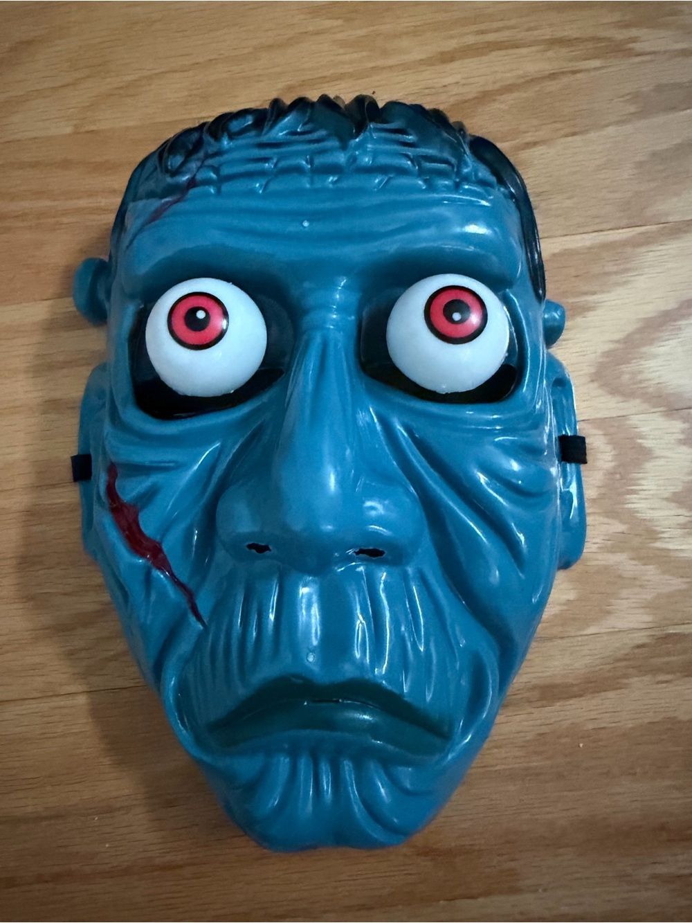 Blue Zombie Face Face Mask - Unisex Adult Halloween